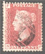 Great Britain Scott 33 Used Plate 74 - NF